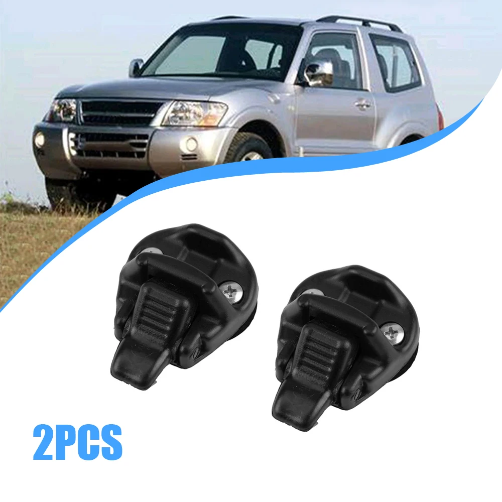 

2Pcs Auto Clips Car Door Window Slide Glass Lock Buckle for Mitsubishi Pajero Montero Mk2 MKII V31 V32 V33 V43 V45 1991-1999