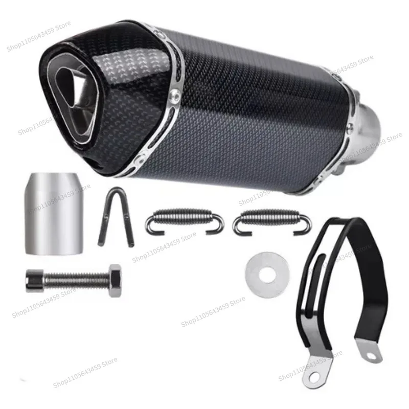 For many popular motorcycle modified sports car Huanglong 600 hexagonal exhaust pipe