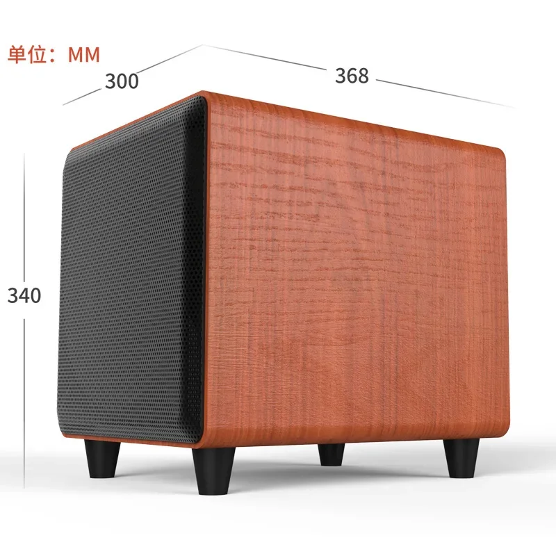 Ibass M10D Home-Subwoofer activo de 10 pulgadas, altavoces de alta potencia de 300W, sistema de cine en casa, TV y ordenador a juego, altavoz de pared Echo