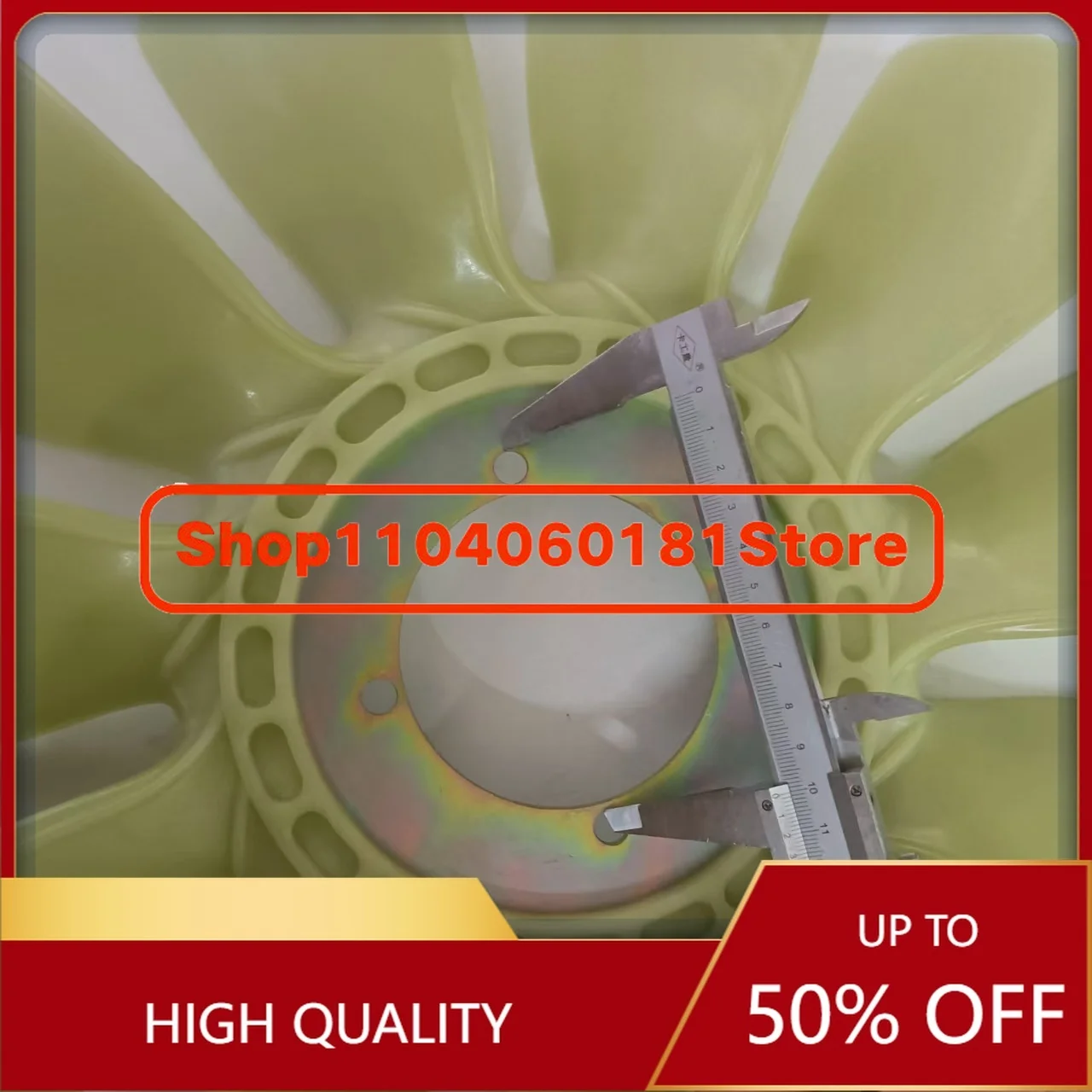 

Hot Sale Nylon High-Temperature Resistant Cooling Fan Blades for 60-9/R60-9 Excavator Engine Radiator Fan Blades