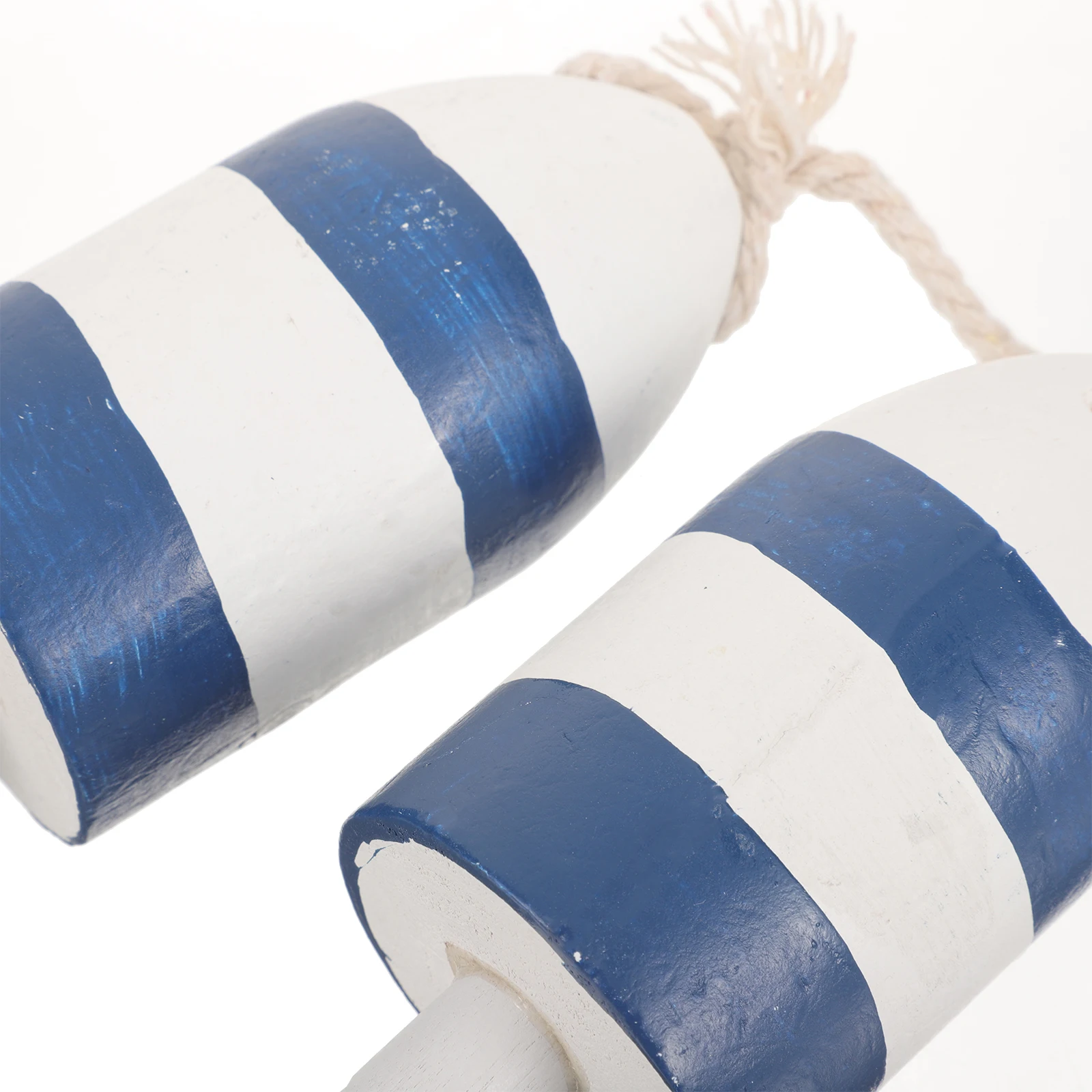 

Blue Float Wall Hanging Decor Mediterranean Wooden Nautical Vintage Home Bedroom Living Room Wall Art Decoration