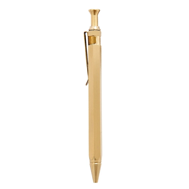 Retractable Ballpoint Pen Metal Work Pen Smoothly Signature Pen Gift for Unisex