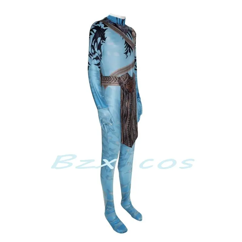 Stock Avatar Cosplay Jake Sully kostium Neytiri Cosplay kombinezony kobieta mężczyzna Zentai body Halloween karnawałowa maska imprezowa