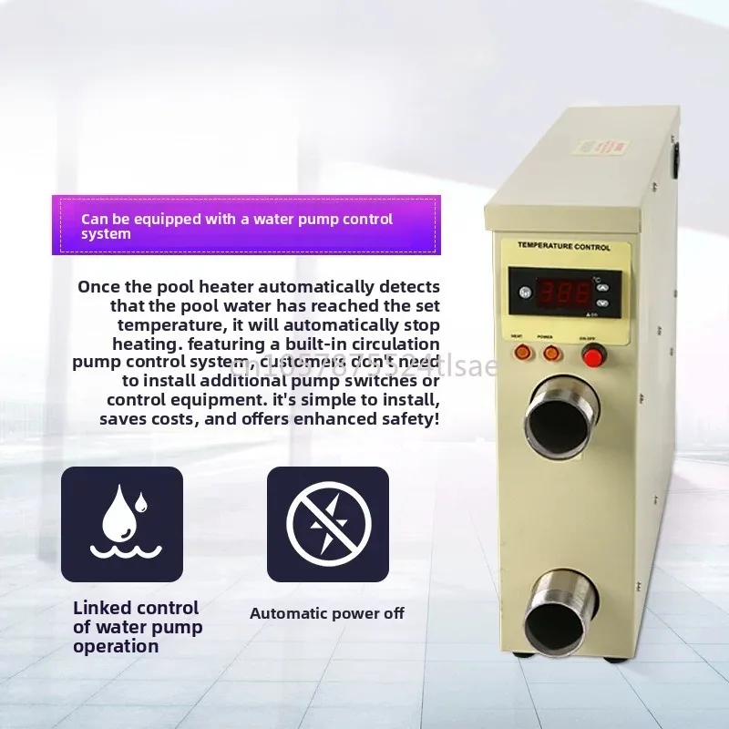 Optional Heater Bubble Pool SPA Tank Constant Temperature Heating Equipment ST Series ST-15 15KW 220V/380V