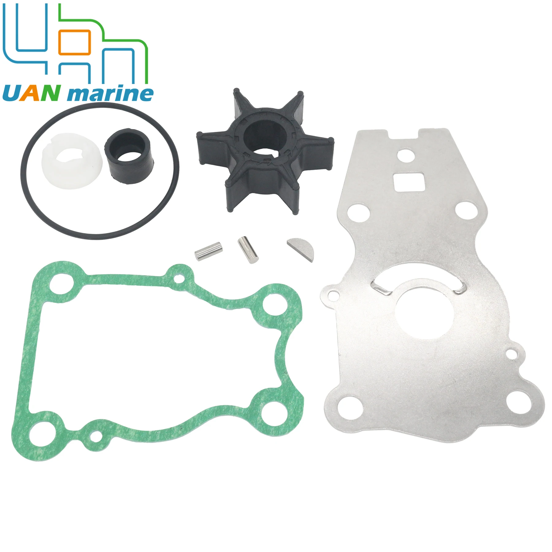 

66T-W0078-00 Water Pump Impeller Kit for Yamaha Boat 25HP 30HP 40HP 4-Stroke Outboard Engines Replaces 66T-W0078 -A0 -01