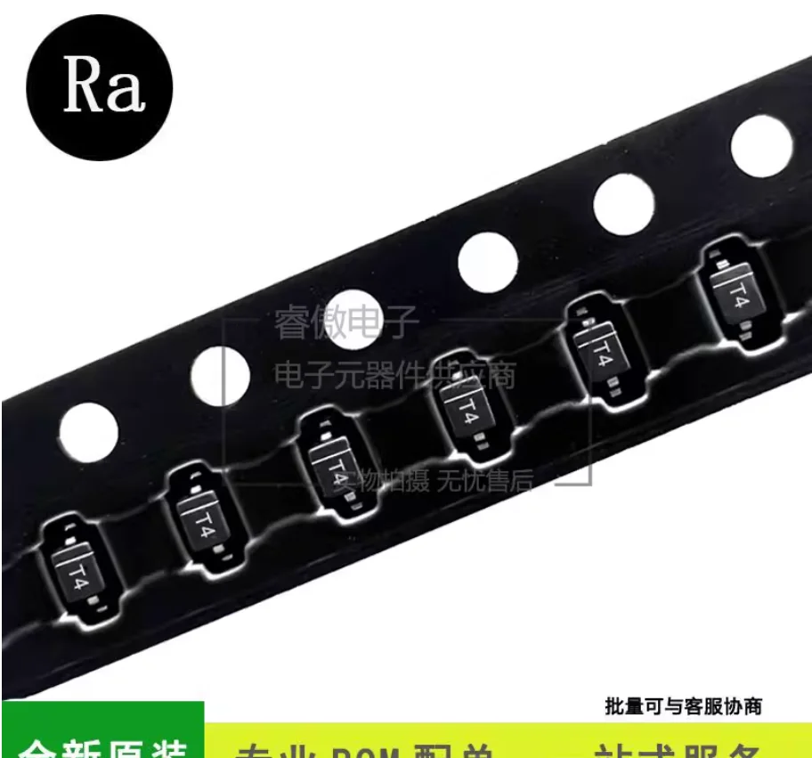 100PCS 1N4148WS silk screen T4 SOD-323 0805 packaged chip switch diode