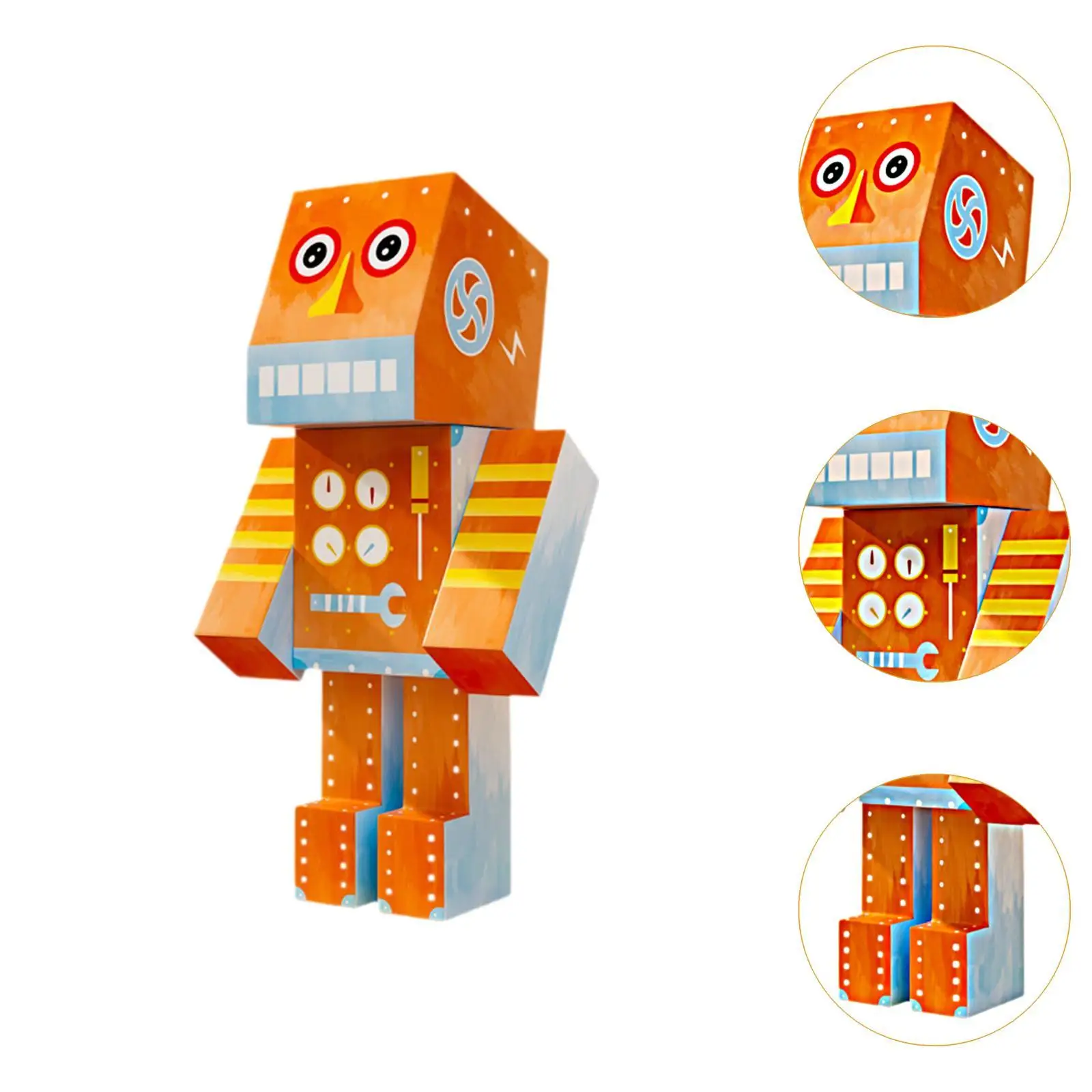 Handmade DIY Toy Paper Craft Robot Paper Toy for Adults Boys Girls Kids