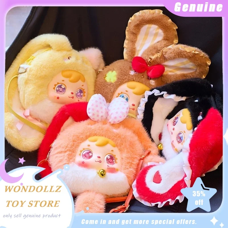 

Samuel Lucky Rabbit Blind Box Cute Fluffy Plush Crossbody Bag Large Capacity Doll Purse For Girls Fashion Cartoon Handbag Gift
