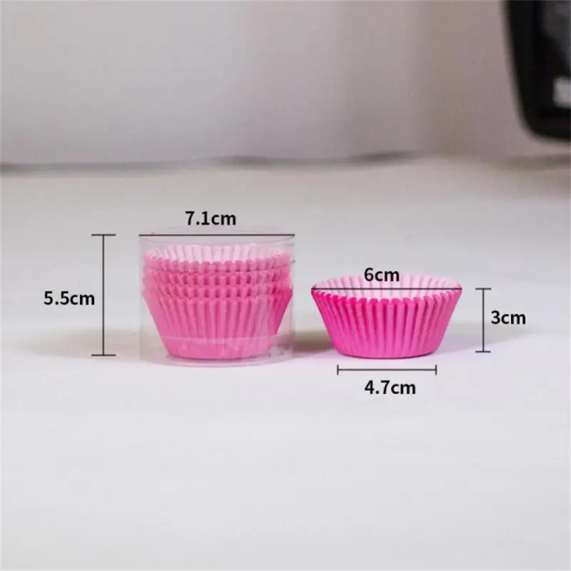 100PCS Cupcake Paper Cups Muffin Cupcake Liner Baking Muffin Box Cup Tray Wedding Party Wrapper Paper Birthday Party Decor