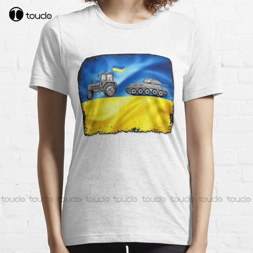 Ukrainian Tractor Pulling New Classic T-Shirt Tshirt Tee T Shirts Digital Printing Breathable Cotton Hip Hop