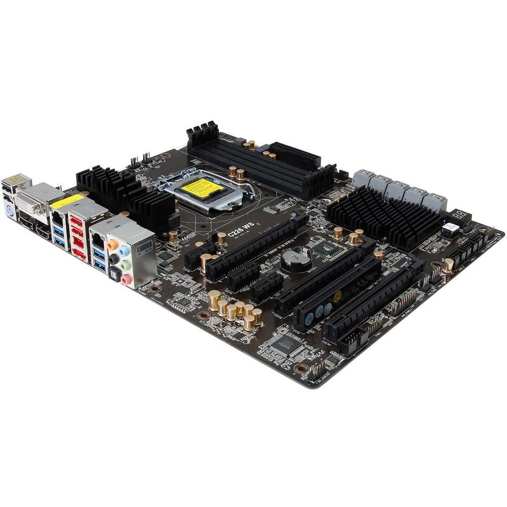 Slot LGA1150 C226 WS  Workstation Motherboard Supports E3 1200 V3  Processor