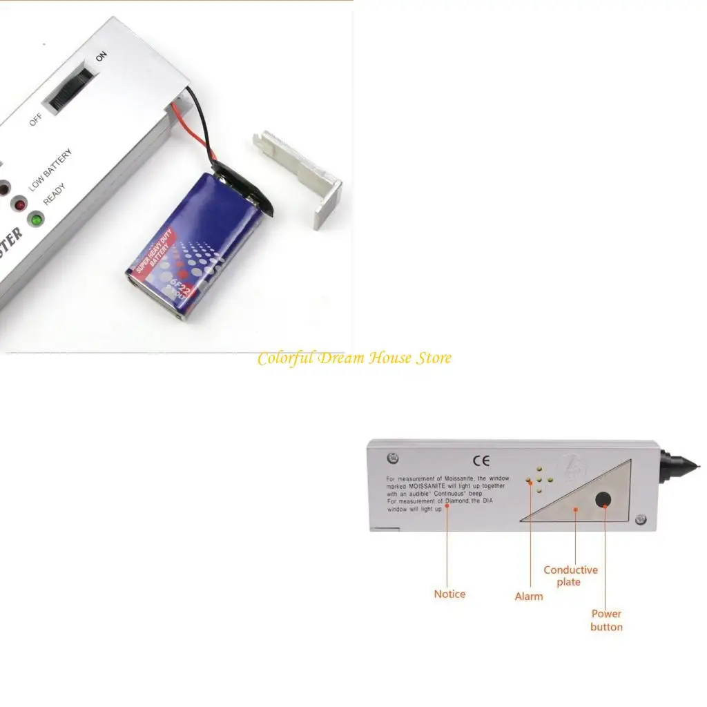 

Professional Jewelry Diamond Tester Diamond Selector LED for Moissanite Tester High Accuracy Detector Pen Jewelry Tools