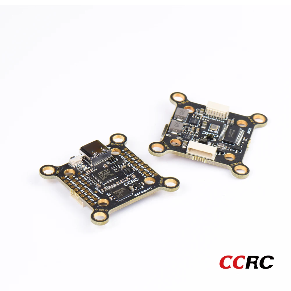 CCRC CCF435-FC Flight Controller FC Betaflight AT32 F435 9V3A/5V3A Dual BEC 20/30.5 For RC FPV Freestyle Racing Drone Quadcopter