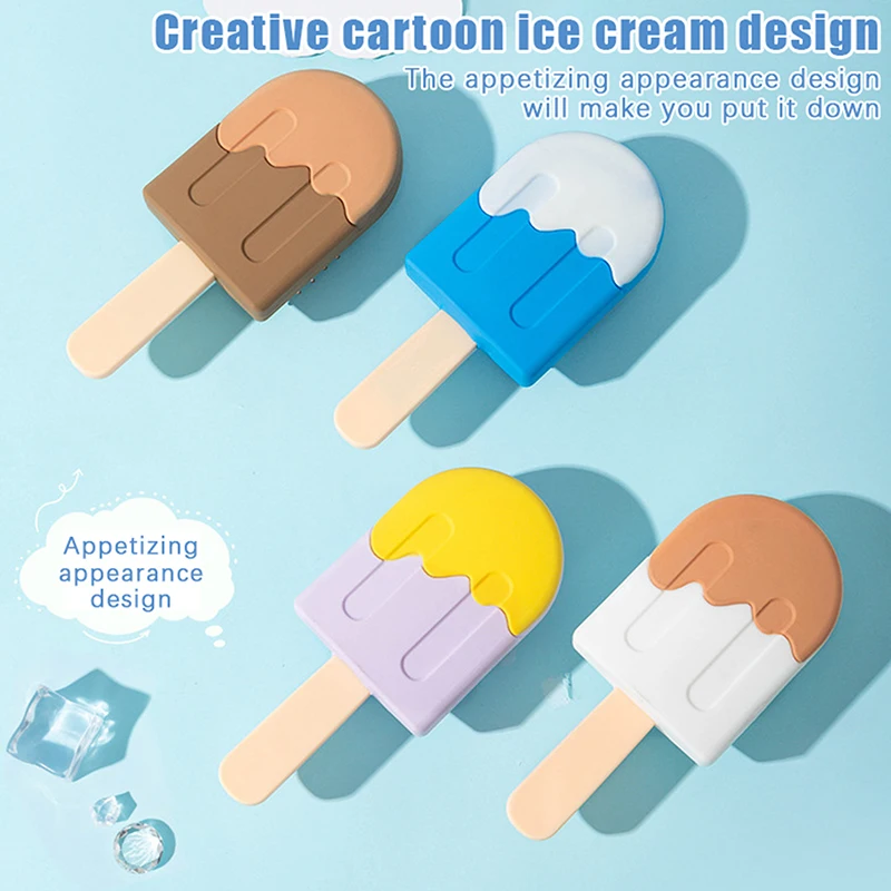 Color-changing Comb Ice Cream Mini Massage Comb Girl Cute Style Air Cushion Comb Portable Hair Comb