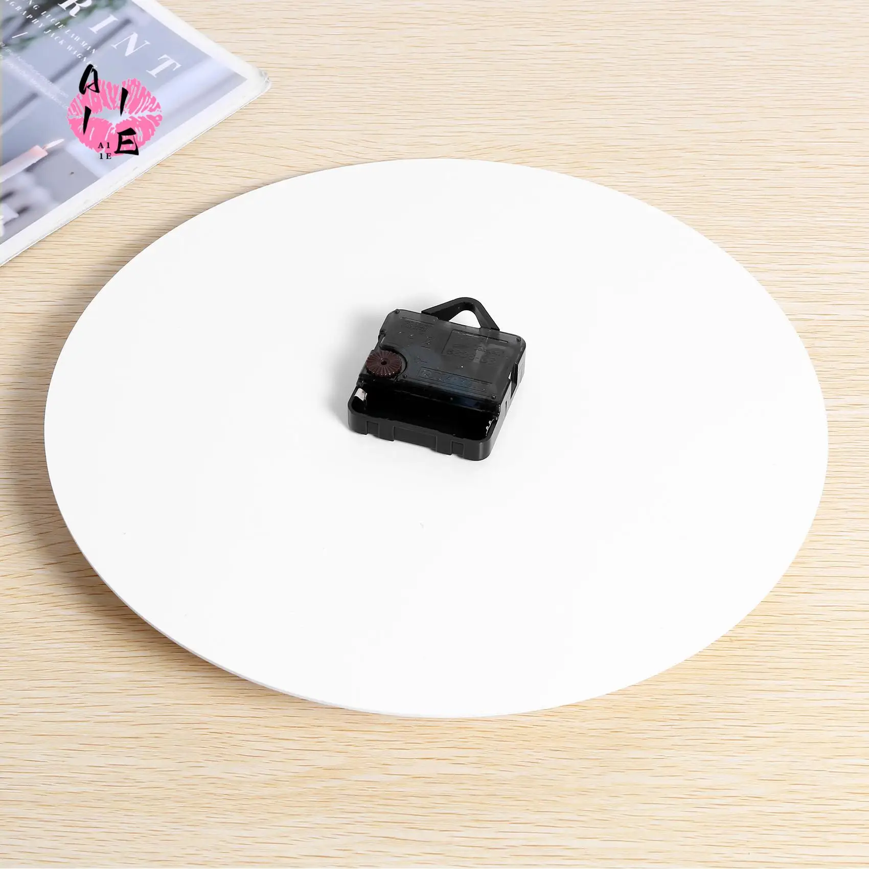 

A11E-Quartz Analog Quiet Marble Wall Clock 3D Chic White Marble Print Modern Round Wall Watch Nordic Creativity Home Decor