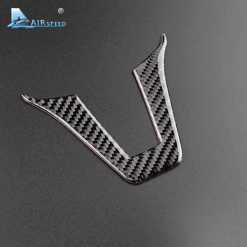 Real Soft Carbon Fiber Steering Wheel Sticker for Mercedes Benz C E Class W203 W204 W205 W211 GLA X156 GLC X253 Accessories