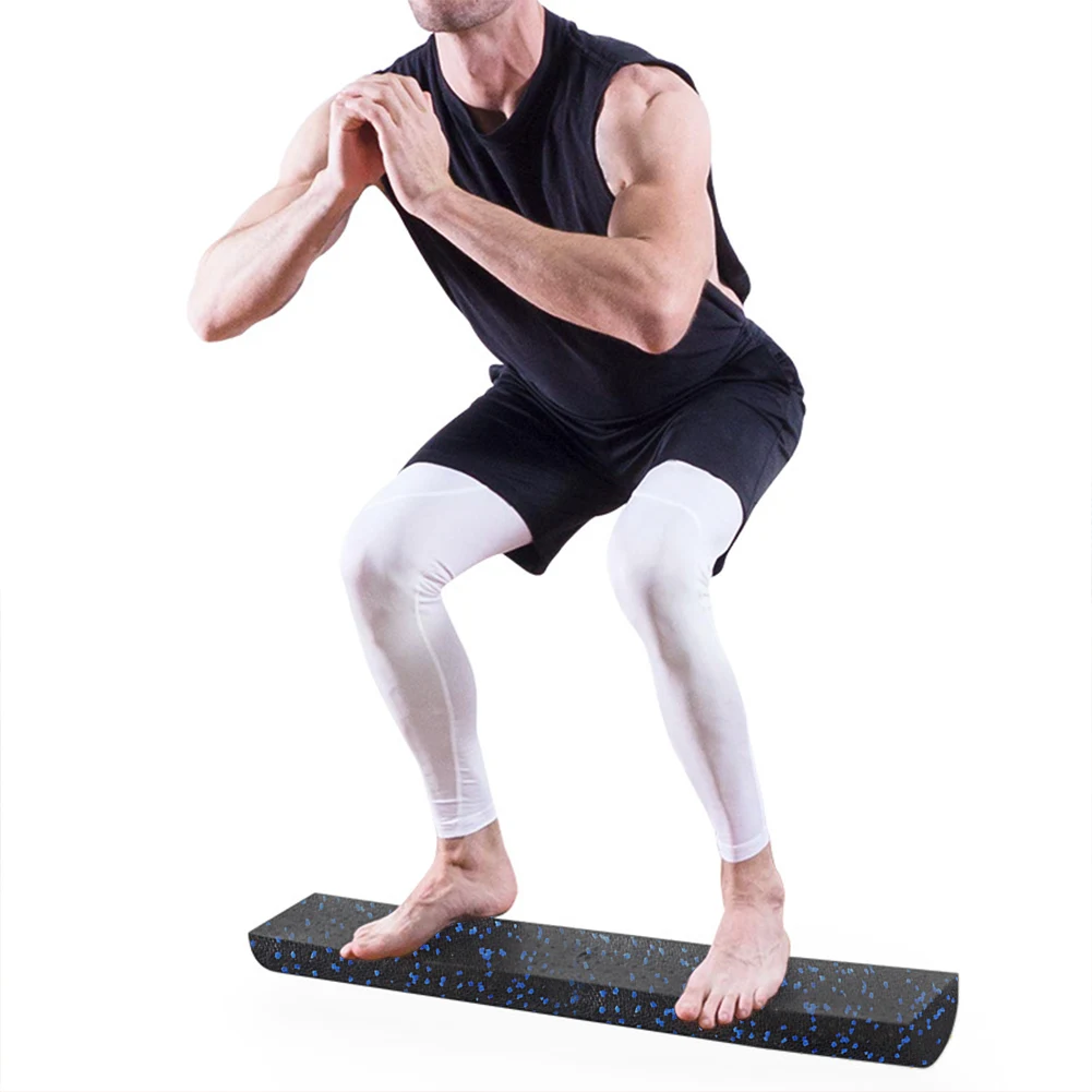 

Half-Round Yoga Roller Massage Roller High Density Yoga Column 30cm Back Stretcher Multi-Function for Balance Training