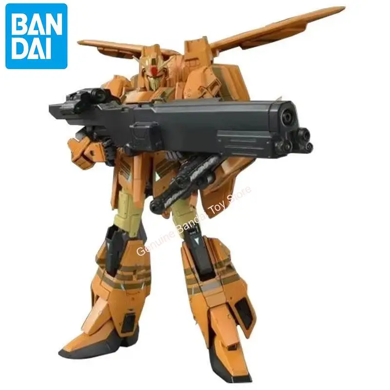 

In stock Bandai Original Gundam MG 1/100 Zeta Unit 3 Type B Yellow Wolf Assembling model holiday gifts decoration Ornaments
