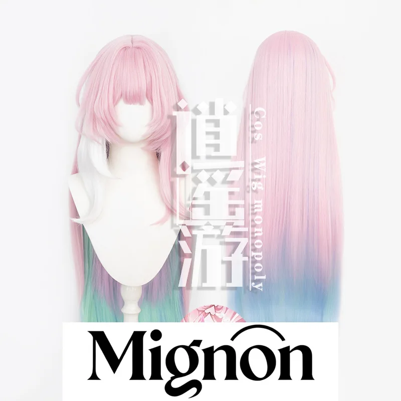 

Honkai: Star Rail Dasilian, парик для косплея, имитация кожи головы, трехцветный градиент, подарок на Хэллоуин