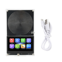 DC 5V Schumann Wave Generator with 0.01-99999Hz Adjustable Frequency Color Touch Screen Shell and Multiple Waveform Selection