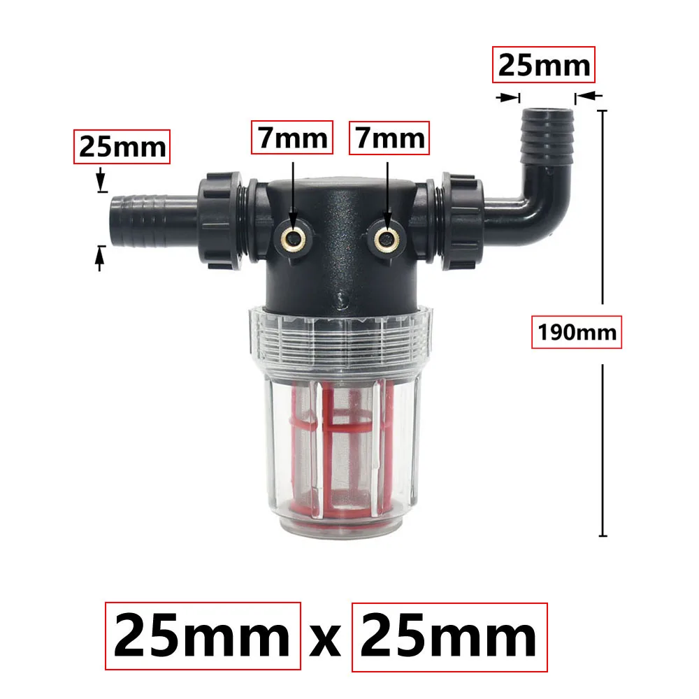 19mm 25mm Watering Irrigation Filter Barb Connector 90 degrees Farm Garden Irrigation Adapter