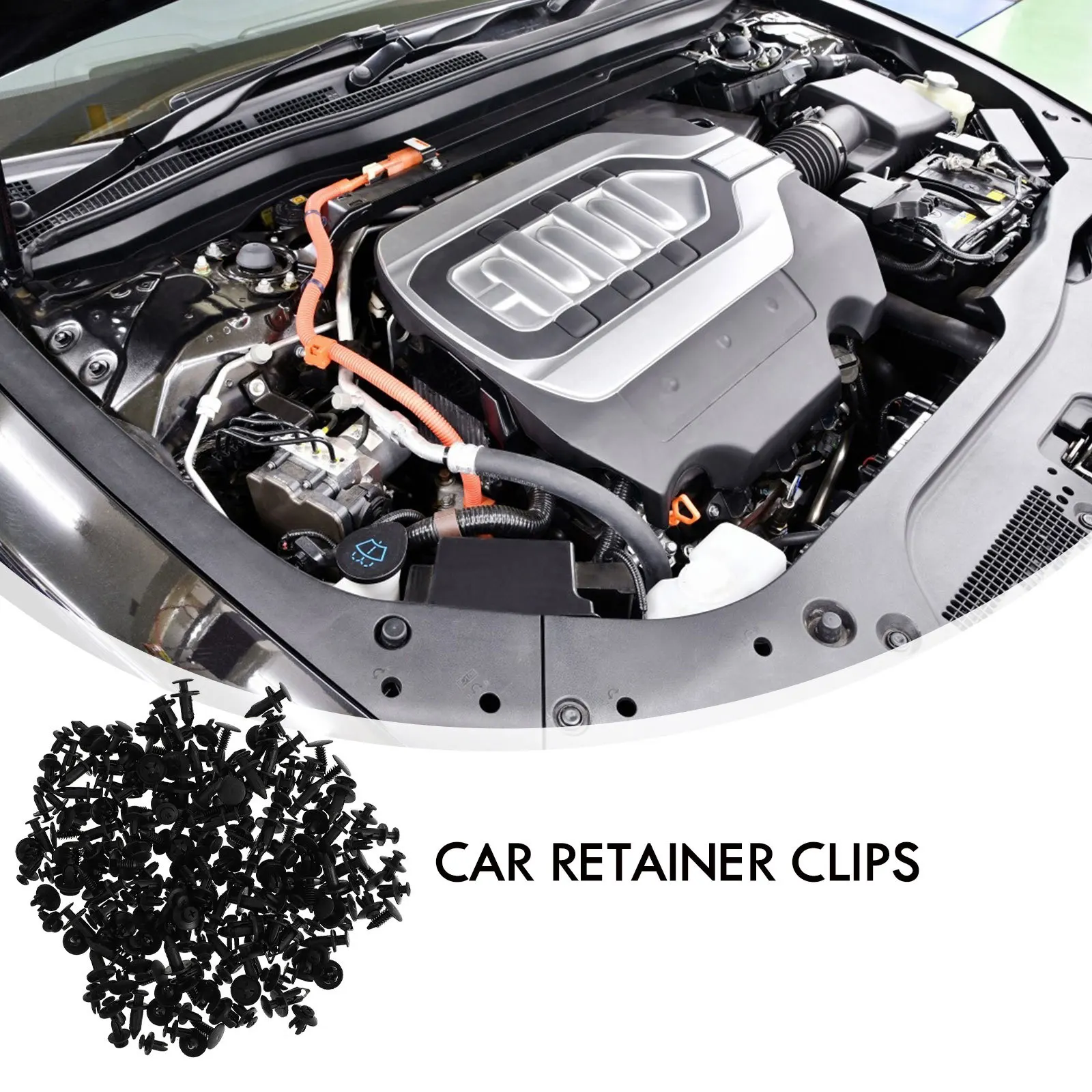 

190Pcs Auto Bumper Fastener Clips Trim Body Retainer Durable Easy Install Save Time Trim Body Clip Engine Cover Clip