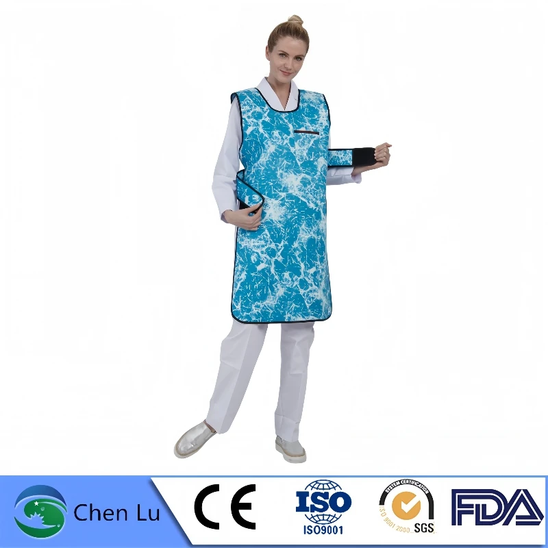 X-ray gamma ray protective super soft dental apron medical radiation protection high qulity 0.35/0.5mmpb adult lead apron