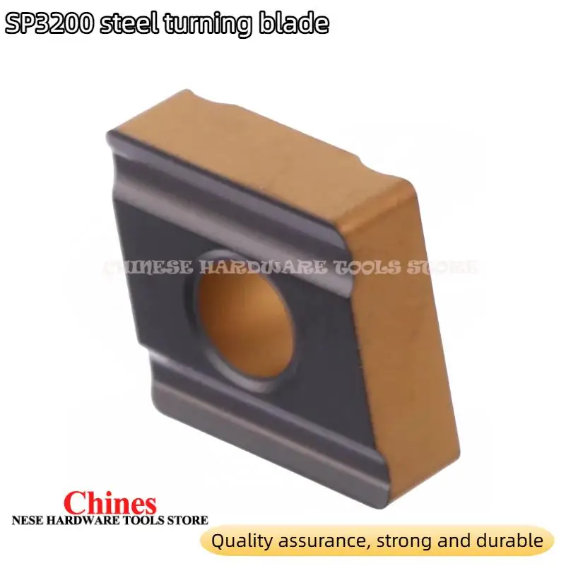 

CNMG120408L-LS Токарная вставка для стали SP3200 отрицательного типа подходит для обработки деталей из низкоуглеродистой стали.