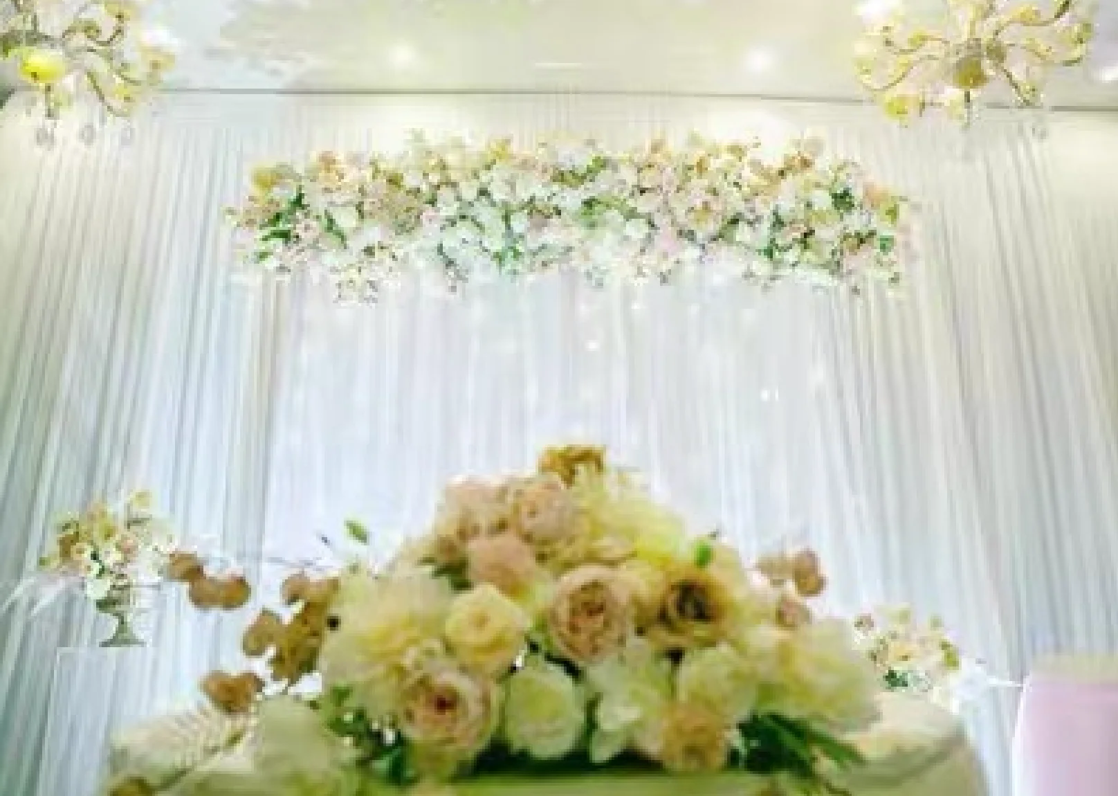 

Роскошный белый шелковый фон для свадеб, мероприятий, банкетов, церемоний, шторы для церкви, отеля, сцены, 10x20/13x26 футов, с возможностью индивидуального заказа