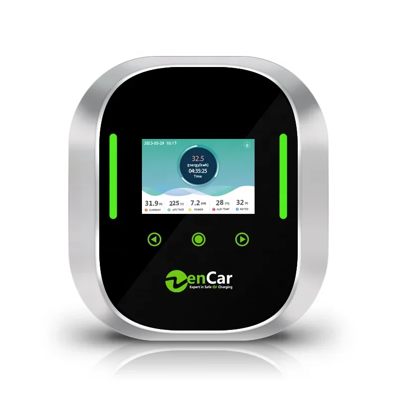 22kw EV wall charger socket version ev charging station WIFI RFID support smart application APP wall box