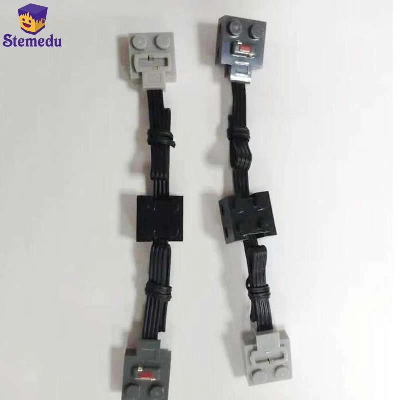 

Electri Power Parts Functions The We-do2.0 Crystal Connector Cable Building Blocks for EV3 Classic 9686 Connect wire Robot Toy