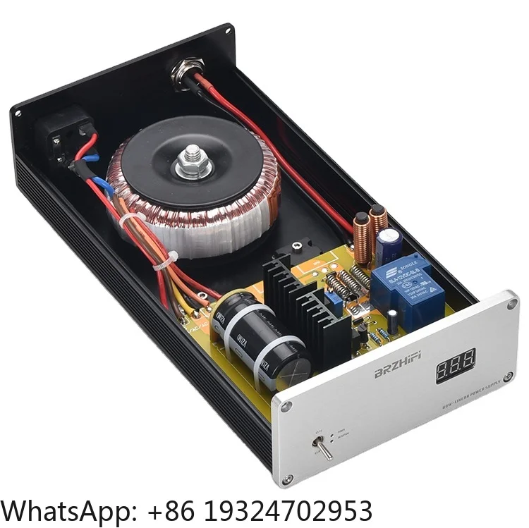 L-018 80W HIFI Linear Power With Stabilized Voltage and Digital Display Screen Supply DC 5V/6V/8V/9V/12/15V/18V/19V/24V
