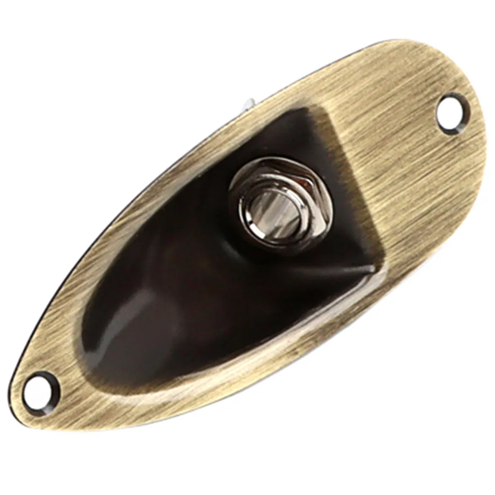 

Guitar Jack Plate Boat Style Metal Electric Guitar Input Output Jack Socket Replacement Pickup Cover Tightening Tool Parts