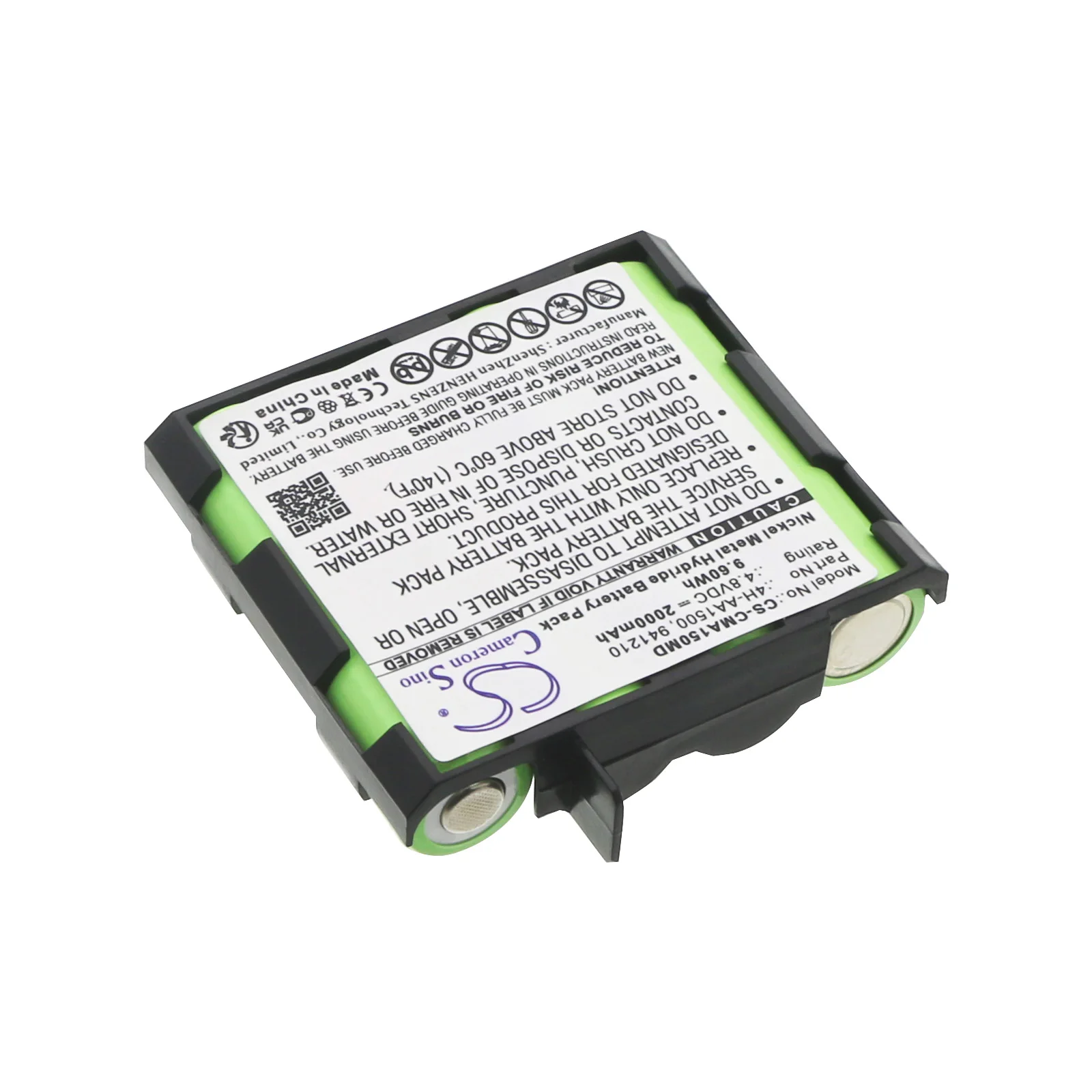 2000mAh 4.8V 9.60Wh Medical Ni-MH Battery for Compex 4H-AA1500 941210  Fit 3.0 SP 2.0 Theta 500 Rehab 400  Physio 5 mi-Theta 600