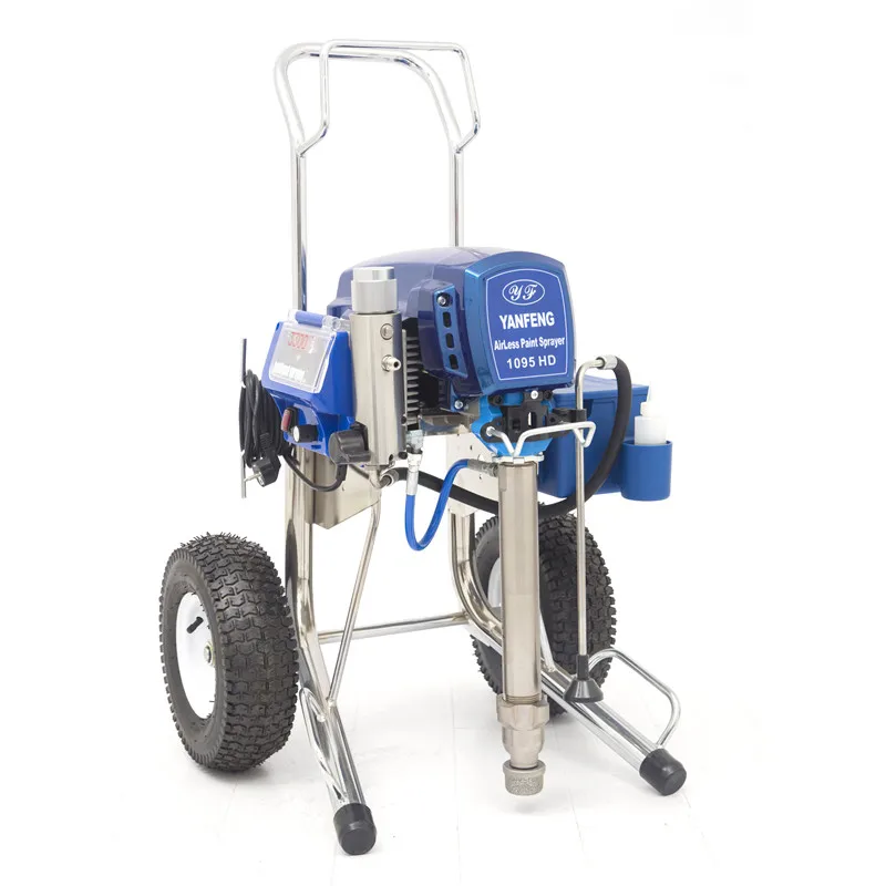 110V Stainless Steel Spray  Endurance Piston Pump Wall Ceiling Spray Textures High Flow Rates Spray Machine