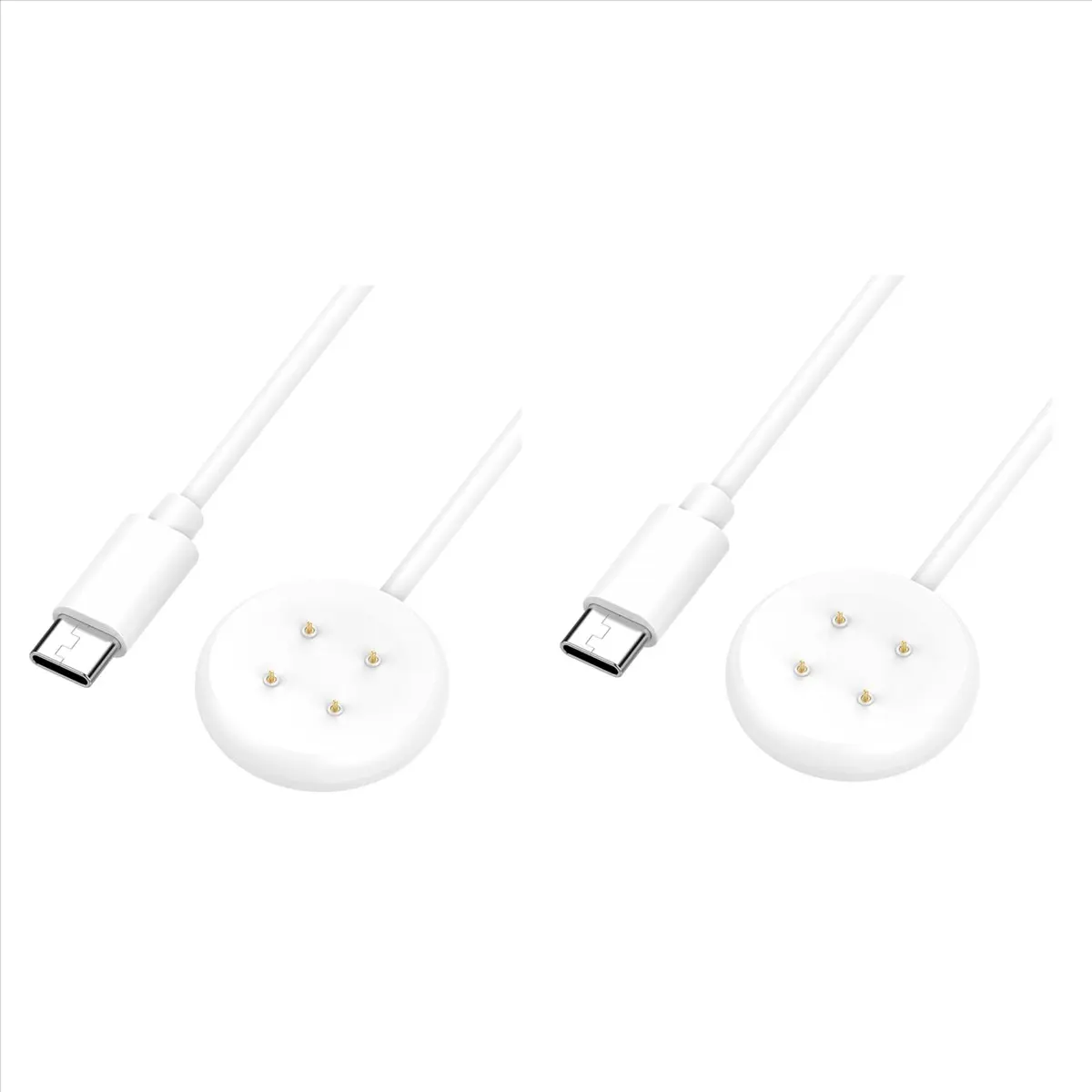 B29C-2X For Google Watch 2 Google Pixel Watch2 Multi-Functional Convenient Magnetic Charging Cable,White A