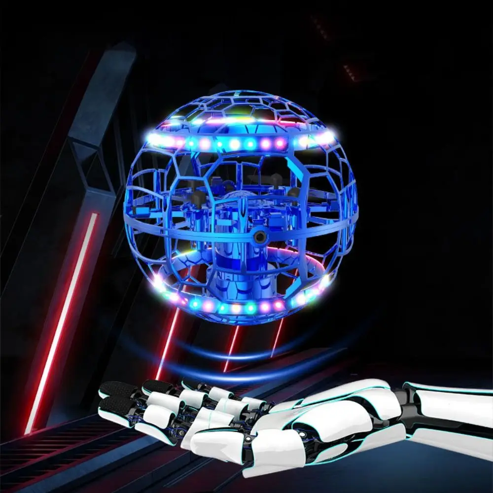 

Мини-модель LED Q8 RC Flying Ball Quadcopter Stunt Drone Hovering Ball Toy Прочный летающий левитационный мяч Игрушка Детский подарок на день рождения