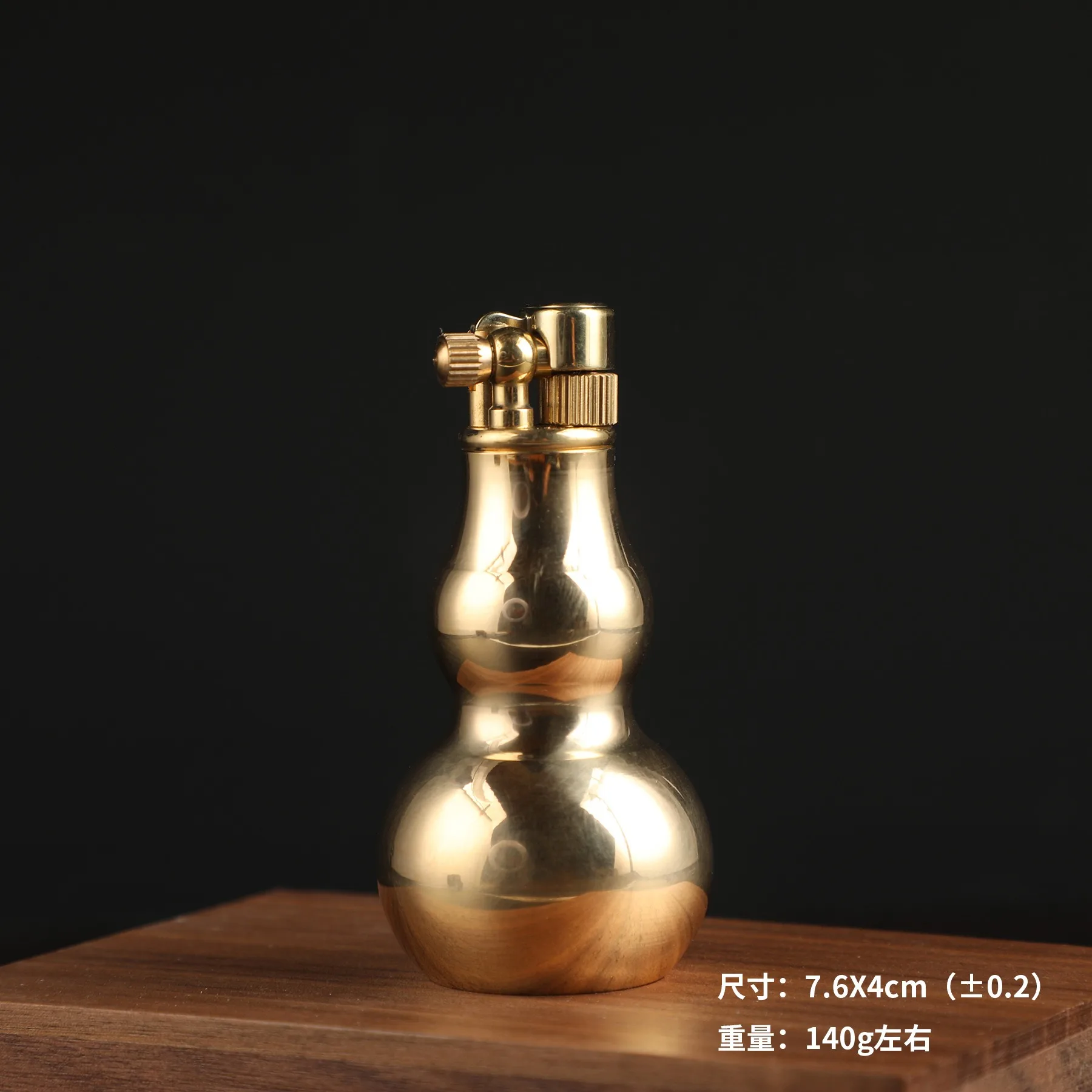 

Calabash pure copper grinding wheel kerosene lighter Windproof lighters luxury decoration gift