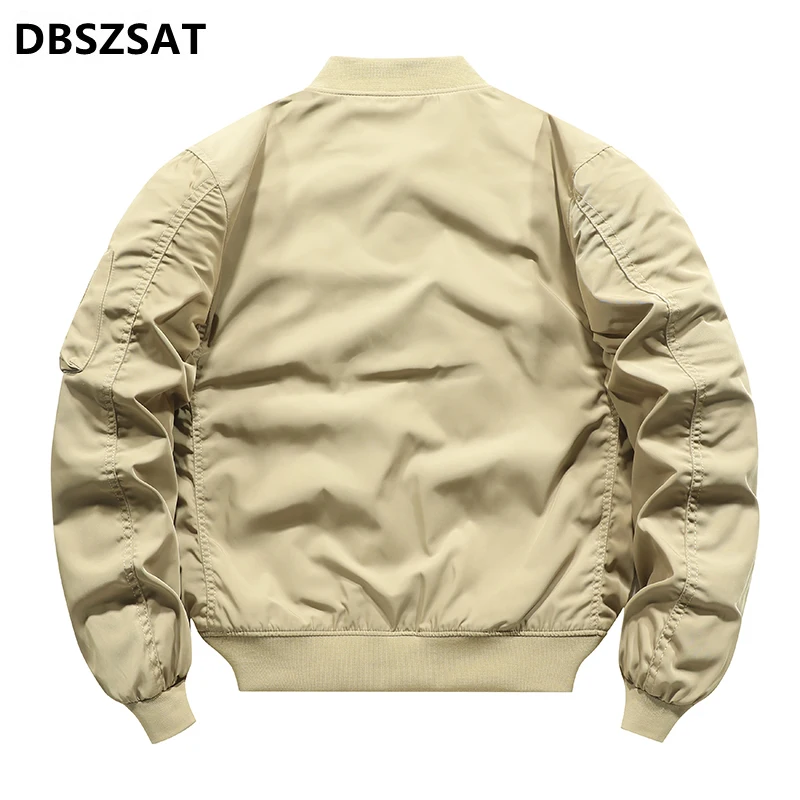 2028 XKK  Fashion Bomber Jacket Men Military Windbreaker Air Force Jackets Male Streetwear Multi-pocket Fight Jacket Men