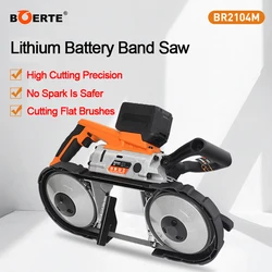 Alta precisão bateria elétrica Band Saw, sem fio Handheld Metal Cutting Saw, ferramenta elétrica para Makita, alternativa