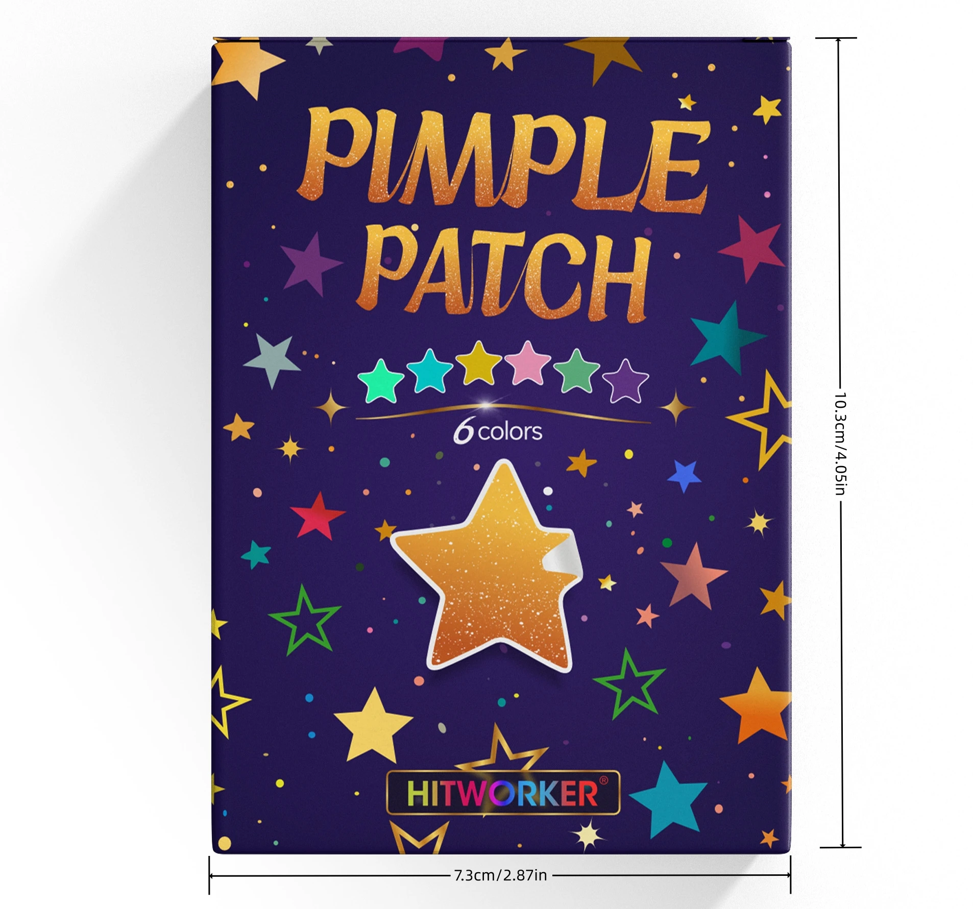 240 قطعة من رقع حب الشباب الغروانية المائية، ستة ألوان وأربعة أحجام، مصممة خصيصًا لعلاج البقع والعناية بالبشرة المظلمة