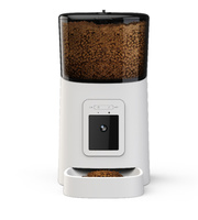 High-quality smart pet feeder for dogs and cats Wifi mobile App remote control microchip automatic pet feeder 6L