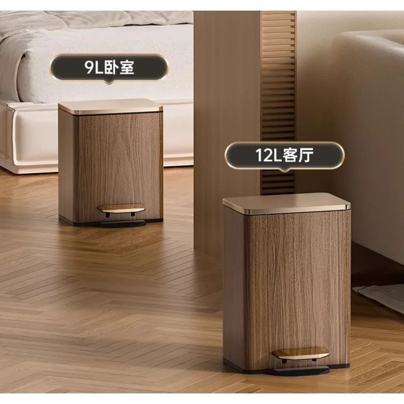 

Living room trash can household 2025 new tea table medium ancient style new Chinese style Suitable for interior decoration