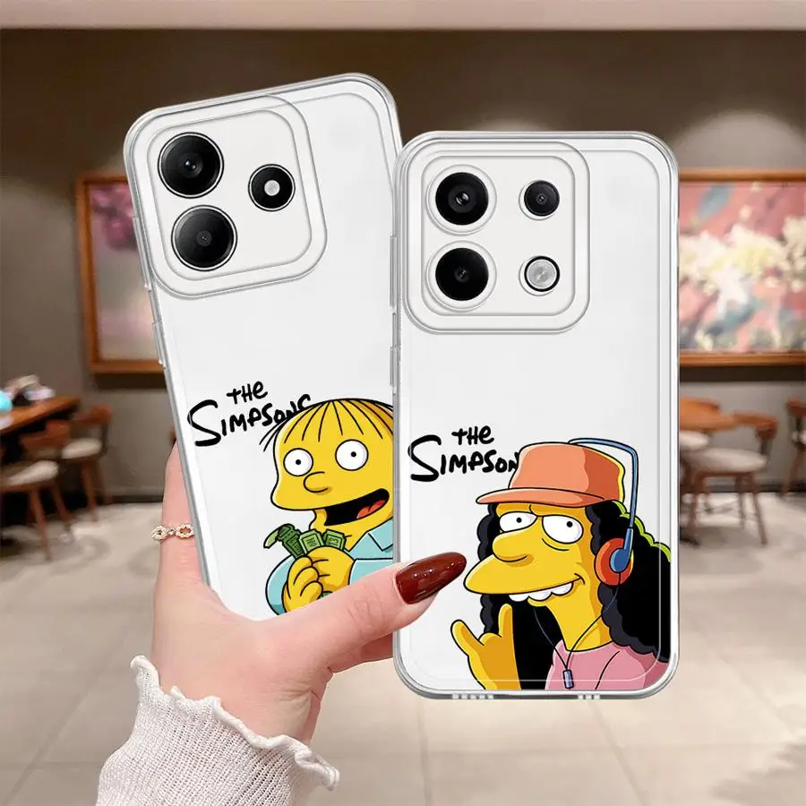 

Cartoon The Simpsons Soft Phone Cover Case for Xiaomi Poco X3 Pro X3 NFC