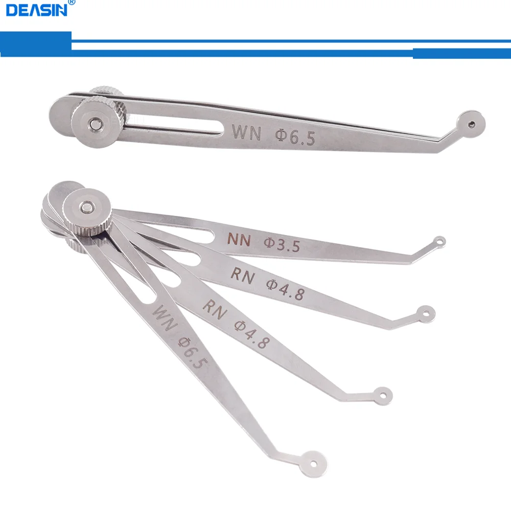 Dental Implant Calipers Adjustable Positioning Planning Ruler Interdental Measuring Ruler Implant Diagnosis Ruler