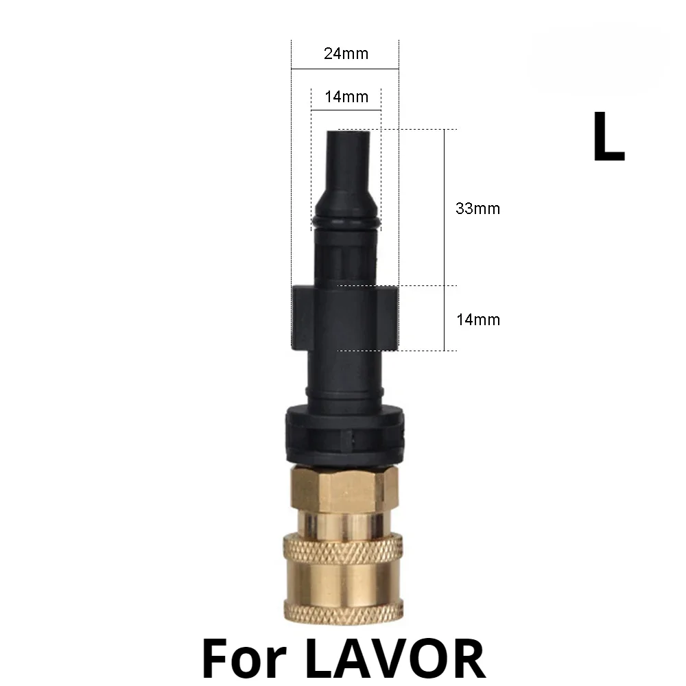 Adaptateur de dégagement rapide pour nettoyeur haute pression robuste 1/4 "pour AR Blue Karcher LAVOR Black & Decker Bosch, améliorez votre expérience