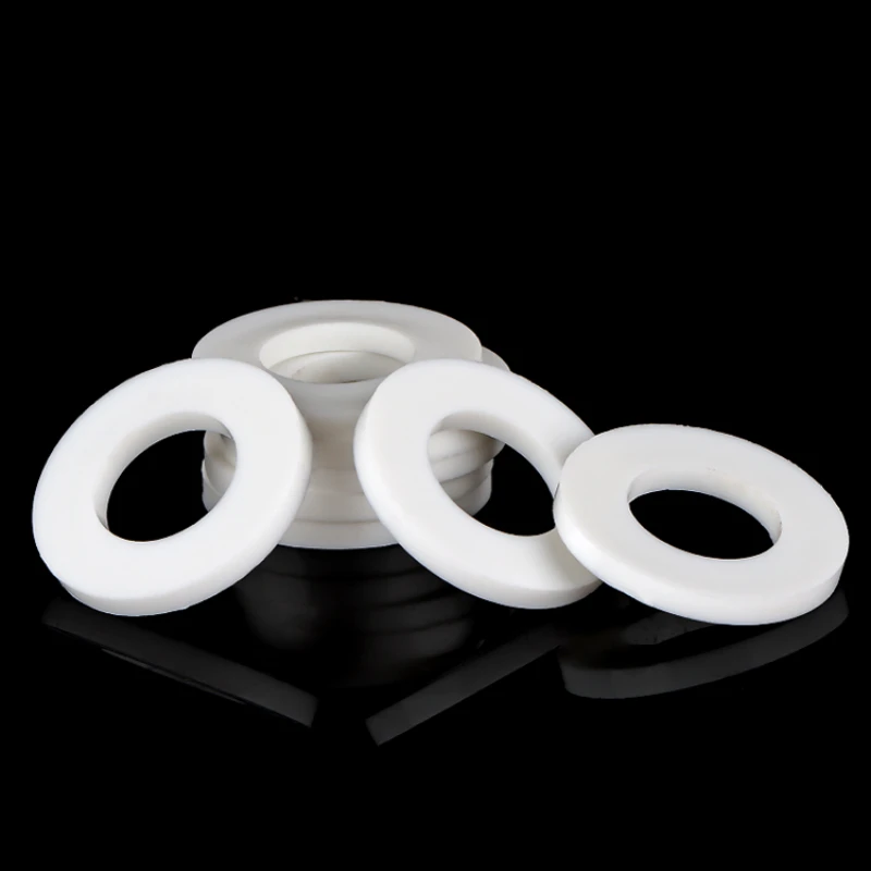 M2.5M3M4M5-M20 PP Flat Washer Acid-base Corrosion-resistant Plastic Washer O-ring Faucet Washer Flat Washer Sealing Ring Gasket