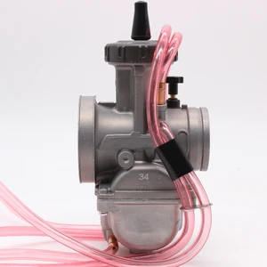 Carburador de motocicleta para Keihin PWK, Peças de corrida com Power Jet, Motor 4T, Enduro Motocross Pit Dirt Bike, 33mm, 34mm, 35mm, 36mm, 38mm, 40mm, 42 milímetros 10 principais vendas carburador keihin 38 mm - №6