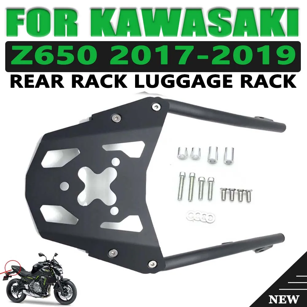 

Motorcycle Rear Luggage Rack Cargo Rack Support Shelf Holder armrest frame Accessories For KAWASAKI Z650 Z 650 2017 2018 2019