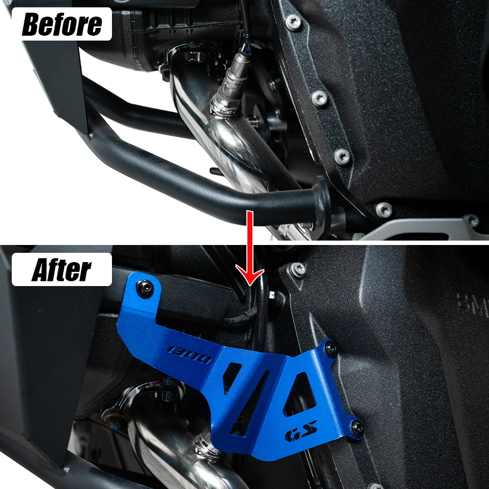 Para BMW R1300GS R 1300GS GS 1300 ADVENTURE Protector de Sensor de oxígeno para motocicleta cubierta protectora marco Protector de motor R 1300 GS ADV